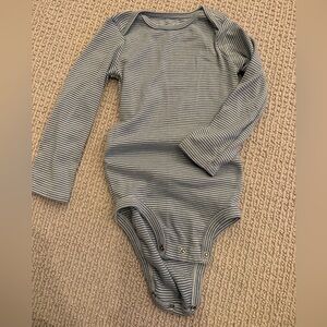 Striped Blue Kids One Piece